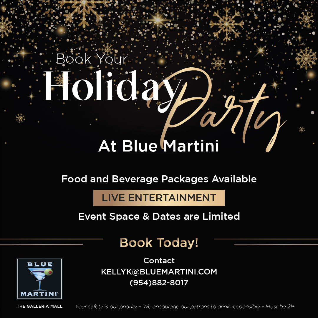 Blue Martini flyer